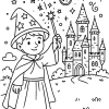 Pobierz PDF mlody czarodziej z rozdzka 1 darmowa kolorowanka do druku