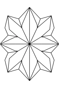 Pobierz PDF mandala krysztalowa gwiazda darmowa kolorowanka do druku