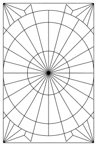 Pobierz PDF mandala pajecza siec darmowa kolorowanka do druku