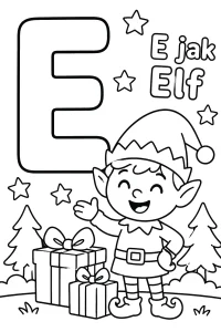 E jak elf z prezentami